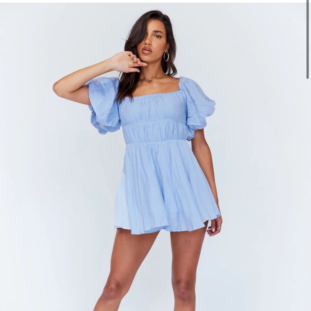Princess Polly Halton Mini Dress Blue